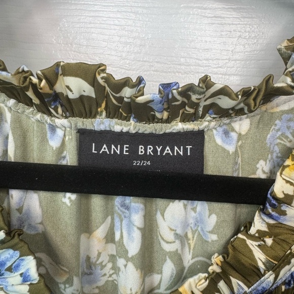 Notch-Neck Satin & Knit Top from Lane Bryant - Picture 4 of 7